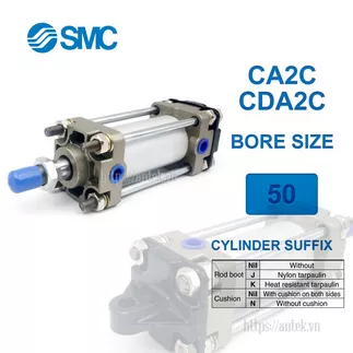 CDA2C50-400Z Xi lanh SMC