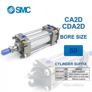 CA2D50-500Z Xi lanh SMC