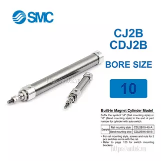 CDJ2B10-60Z-B Xi lanh SMC