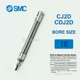 CJ2D16-20 Xi lanh SMC