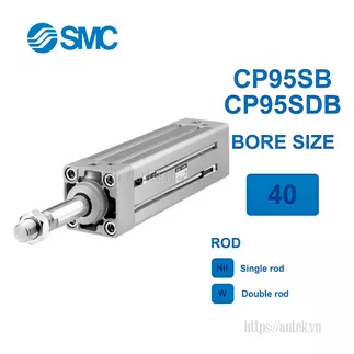 CP95SDB40-200C Xi lanh SMC