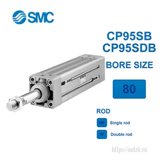 CP95SB80-25C Xi lanh SMC