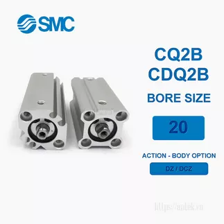 CDQ2B20-40DZ Xi lanh SMC