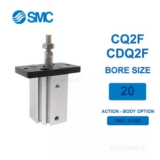 CQ2F20-20DMZ Xi lanh SMC