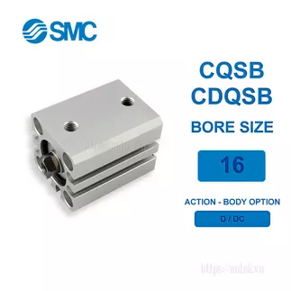 CDQSB16-15DC Xi lanh SMC