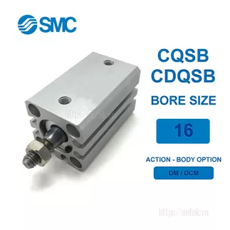 CDQSB16-5DM Xi lanh SMC