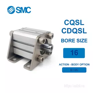 CQSL16-10DC Xi lanh SMC