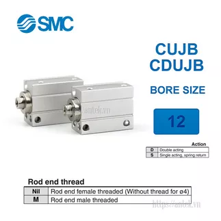 CUJB12-5D Xi lanh SMC
