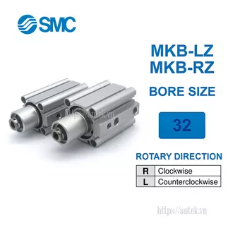MKB32-10LZ Xi lanh SMC