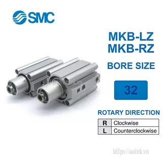 MKB25-30RZ Xi lanh SMC