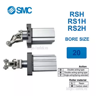 RSH20-15DM Xi lanh SMC