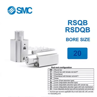 RSDQB16-10DK Xi lanh SMC
