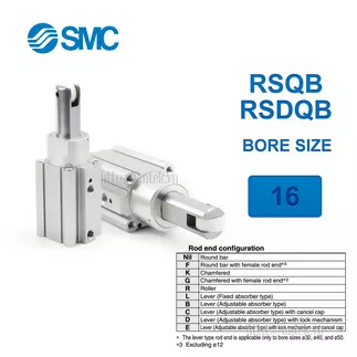 RSDQB16-15DR Xi lanh SMC