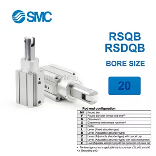 RSDQB20-15DR Xi lanh SMC