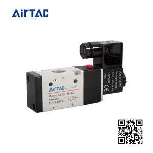 3V320-10 AIG Van điện từ Airtac Ren 3/8", Kiểm soát kép, AC 220V