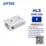 HLS8x30S Xi lanh trượt Airtac Compact slide cylinder