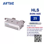 HLS25x100SA Xi lanh trượt Airtac Compact slide cylinder