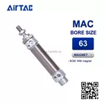 MAC63x125SCM Airtac Xi lanh mini