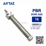 PBR16x10U Xi lanh Airtac Pen size Cylinder