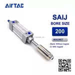 SAIJ200x250-50 Xi lanh tiêu chuẩn Airtac