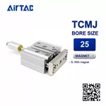 TCMJ25x125-50S Xi lanh dẫn hướng Airtac Guided Tri-rod Cylinder