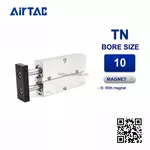 TN10x15S Xi lanh dẫn hướng Airtac Guided Dual rod Cylinder