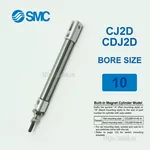 CDJ2D10-30 Xi lanh SMC