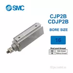 CDJP2B16-5D Xi lanh SMC