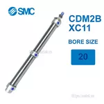 CDM2B20-20+10-XC11 Xi lanh SMC