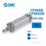 CP96SB32-75C Xi lanh SMC