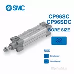CP96SDC32-600C Xi lanh SMC