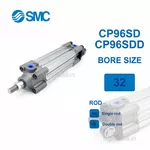 CP96SDD32-150C Xi lanh SMC