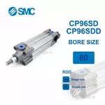 CP96SD80-150C Xi lanh SMC