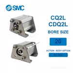 CDQ2L20-50DCZ Xi lanh SMC