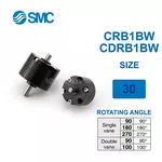 CDRB1BW30-270S Xi lanh SMC