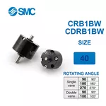 CDRB1BW40-90S Xi lanh SMC