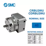 CDRBU2WU40-270S Xi lanh SMC