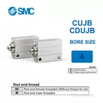 CUJB4-20D Xi lanh SMC