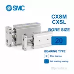 CXSL20-100 Xi lanh SMC