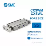 CXSWL25-40 Xi lanh SMC