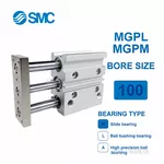 MGPM100-25Z Xi lanh SMC