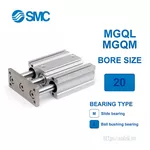 MGQL20-50 Xi lanh SMC