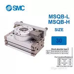 MSQB30H3 Xi lanh SMC