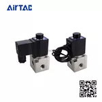 Airtac 3V308NOCIG van điện từ thường mở điện áp AC110V kết nối cáp dài 0.5m 1/4 inch kiểu ren G