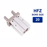 Xi lanh kẹp khí Airtac HFZ20, đường kính trục 20mm