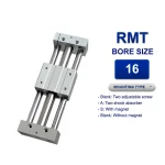 Xi lanh trượt từ có dẫn hướng Airtac RMT16x150GA, đường kính trục 16mm, hành trình 150mm