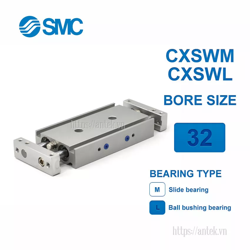 Xi lanh SMC CXSWL32-30